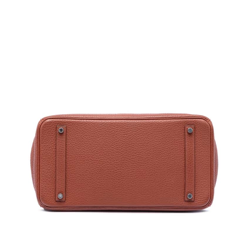 Hermès Togo Birkin Retourne 35 Red Leather Very good condition - Inside View