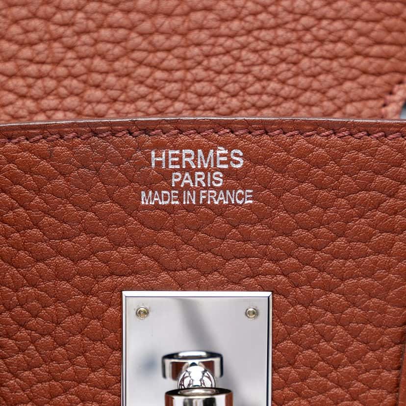Hermès Togo Birkin Retourne 35 Red Leather Very good condition - Box View