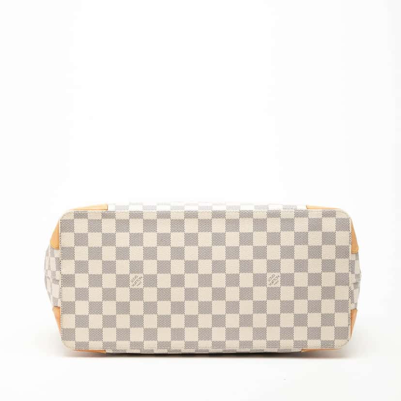 Louis Vuitton Damier Azur Hampstead MM White Very good condition - Inside View
