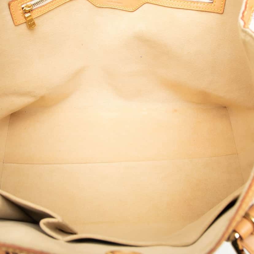 Louis Vuitton Damier Azur Hampstead MM White Very good condition - Model View