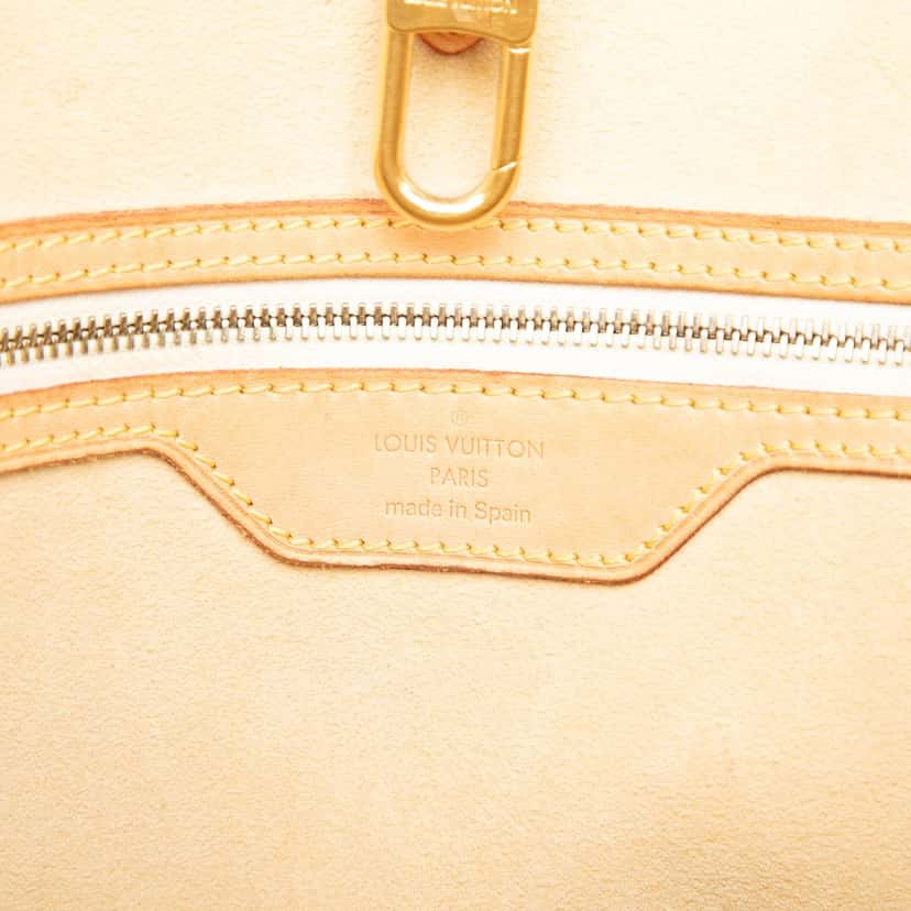 Louis Vuitton Damier Azur Hampstead MM White Very good condition - Box View