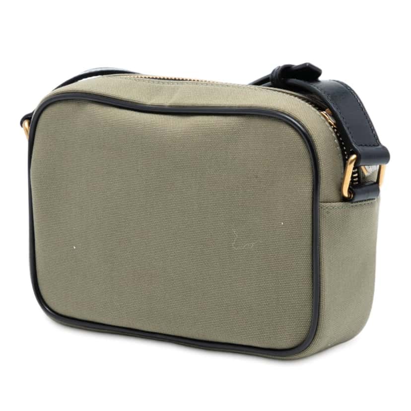 Saint Laurent Small Canvas Camp Camera Bag Green Very good condition - Back View