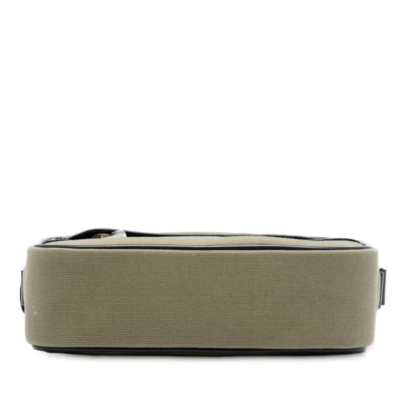 Saint Laurent Small Canvas Camp Camera Bag Green Very good condition - Inside View