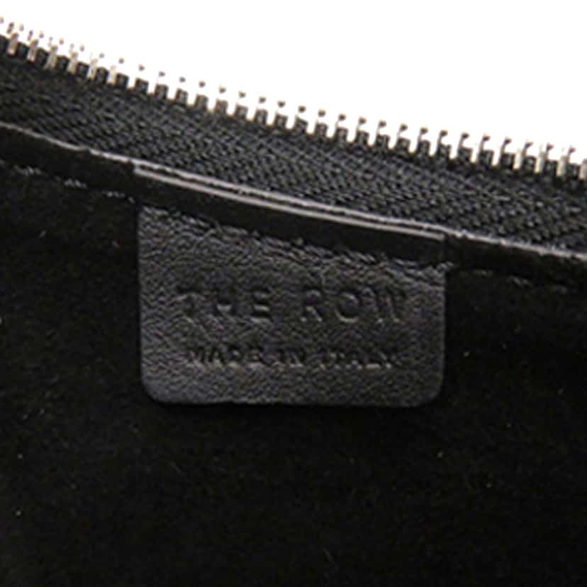 The Row Leather Half Moon Shoulder Bag Black Leather Very good condition - Box View