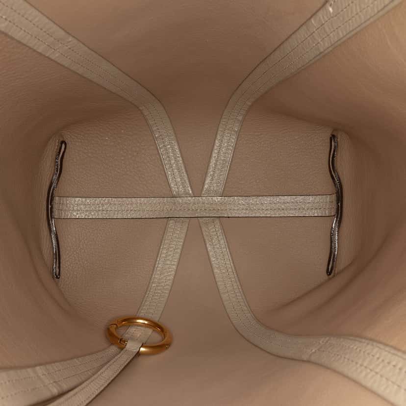 Chloé Medium Suede Spin Tote Brown Leather Never worn, with tag - Model View