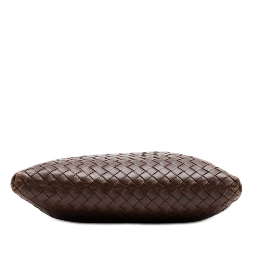 Bottega Veneta Nappa Intrecciato Crossbody Brown Leather Very good condition - Inside View