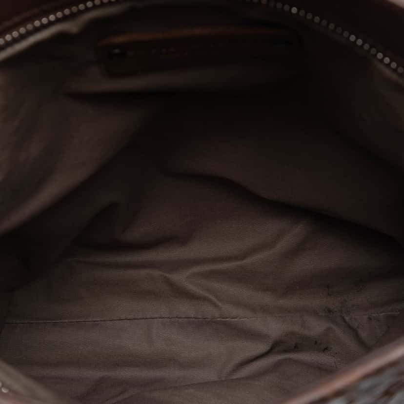 Bottega Veneta Nappa Intrecciato Crossbody Brown Leather Very good condition - Model View