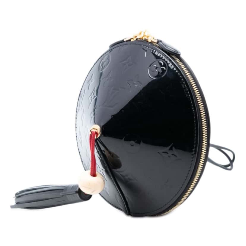 Louis Vuitton Monogram Vernis Toupie Black Leather Very good condition - Back View