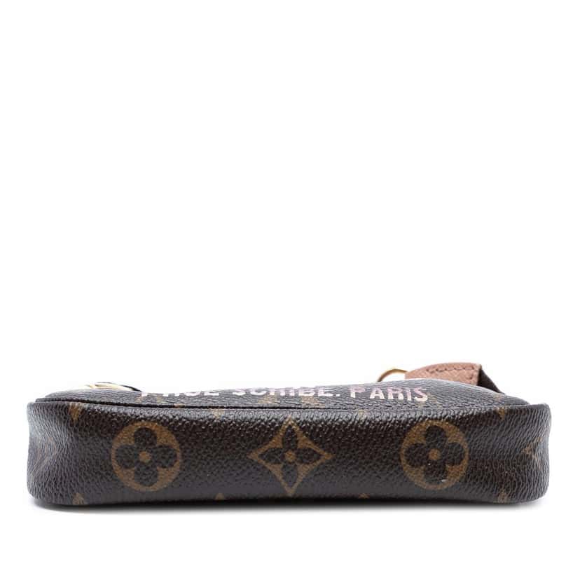 Louis Vuitton Monogram Affiche Mini Pochette Accessoires Brown Very good condition - Inside View