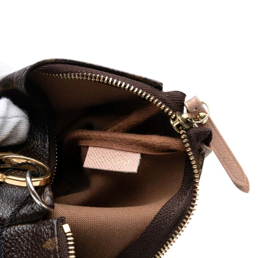Louis Vuitton Monogram Affiche Mini Pochette Accessoires Brown Very good condition - Box View