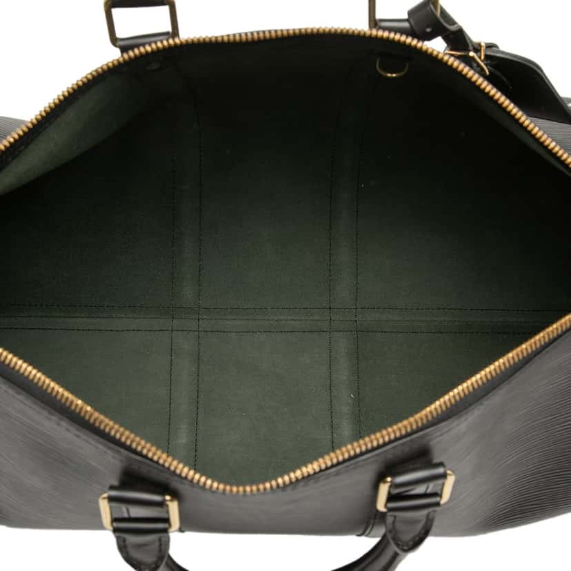 Louis Vuitton Epi Keepall 50 Black Leather Very good condition - Model View