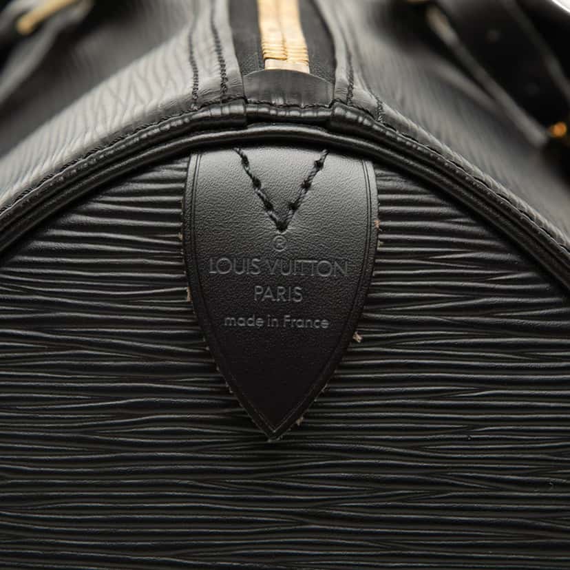 Louis Vuitton Epi Keepall 50 Black Leather Very good condition - Box View