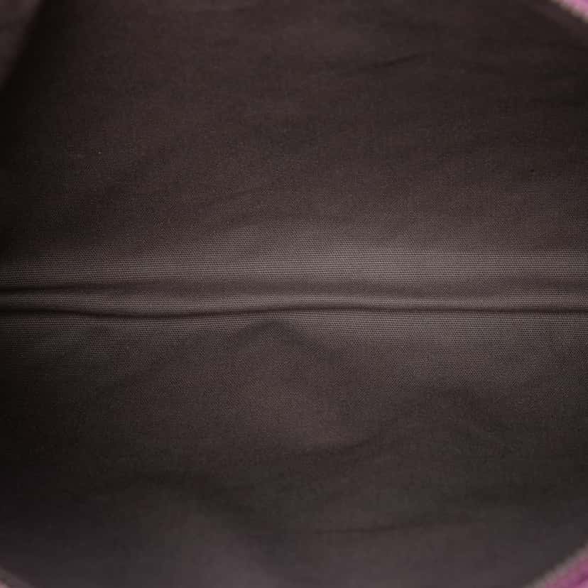 Bottega Veneta Nappa Intrecciato Clutch Purple Leather Very good condition - Model View