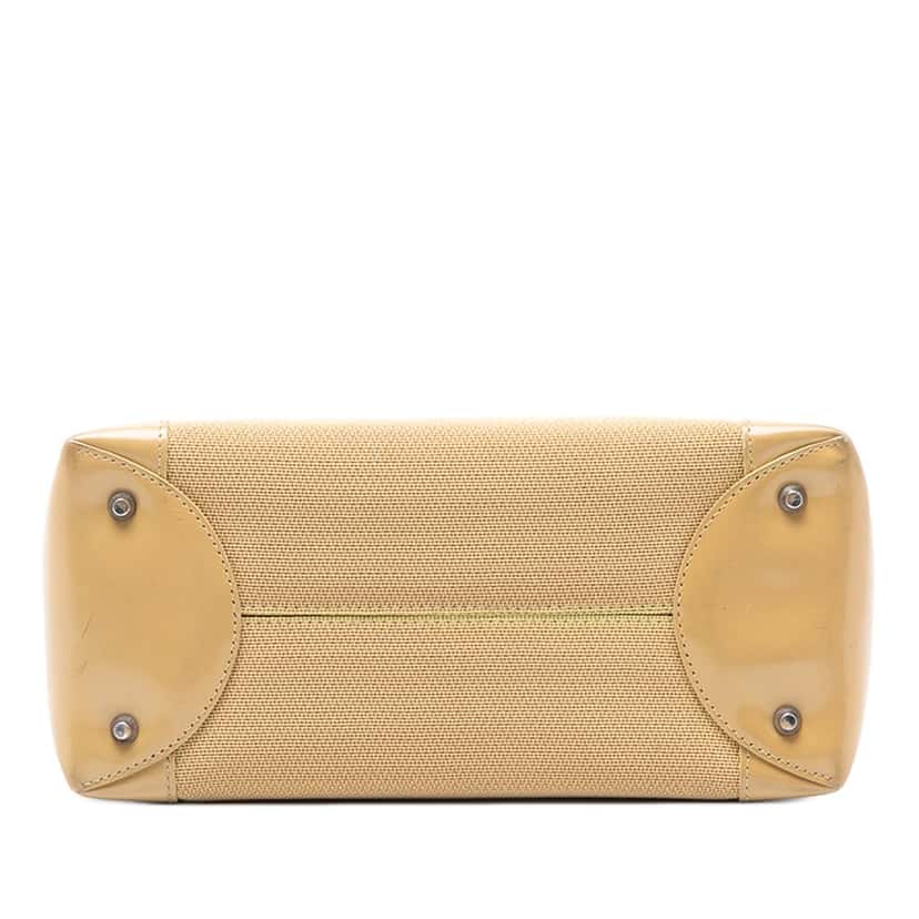 Dior Medium Canvas Lady Dior Beige Very good condition - Inside View