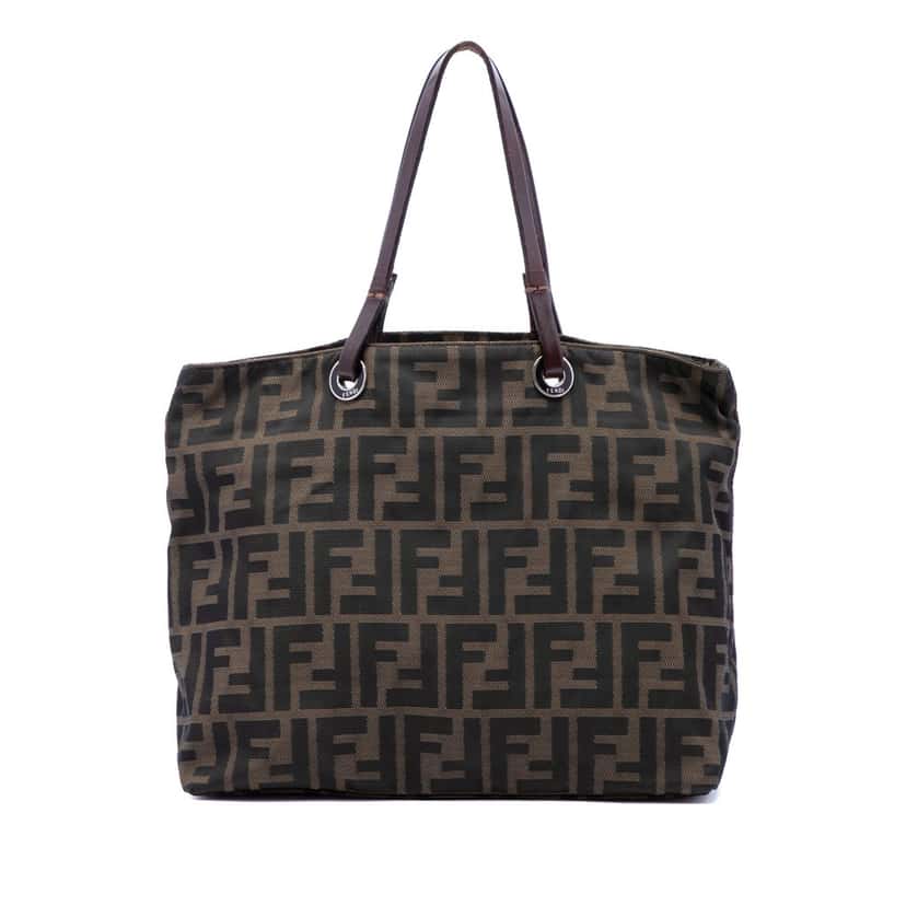 Fendi Zucca Canvas Tote Brown Very good condition - Front View