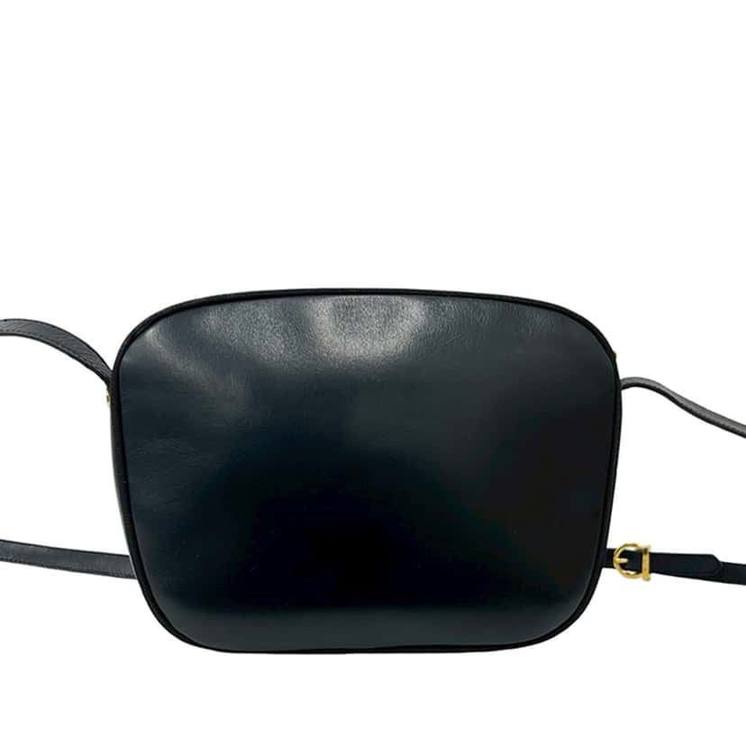 Ferragamo Leather Vara Bow Crossbody Black Leather Very good condition - Back View