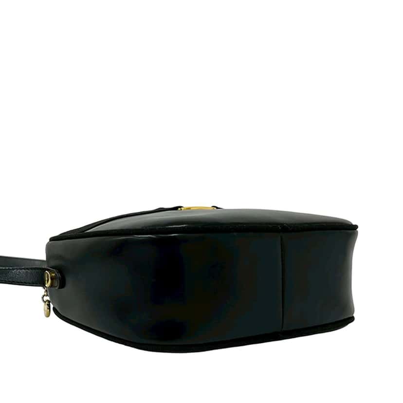 Ferragamo Leather Vara Bow Crossbody Black Leather Very good condition - Inside View