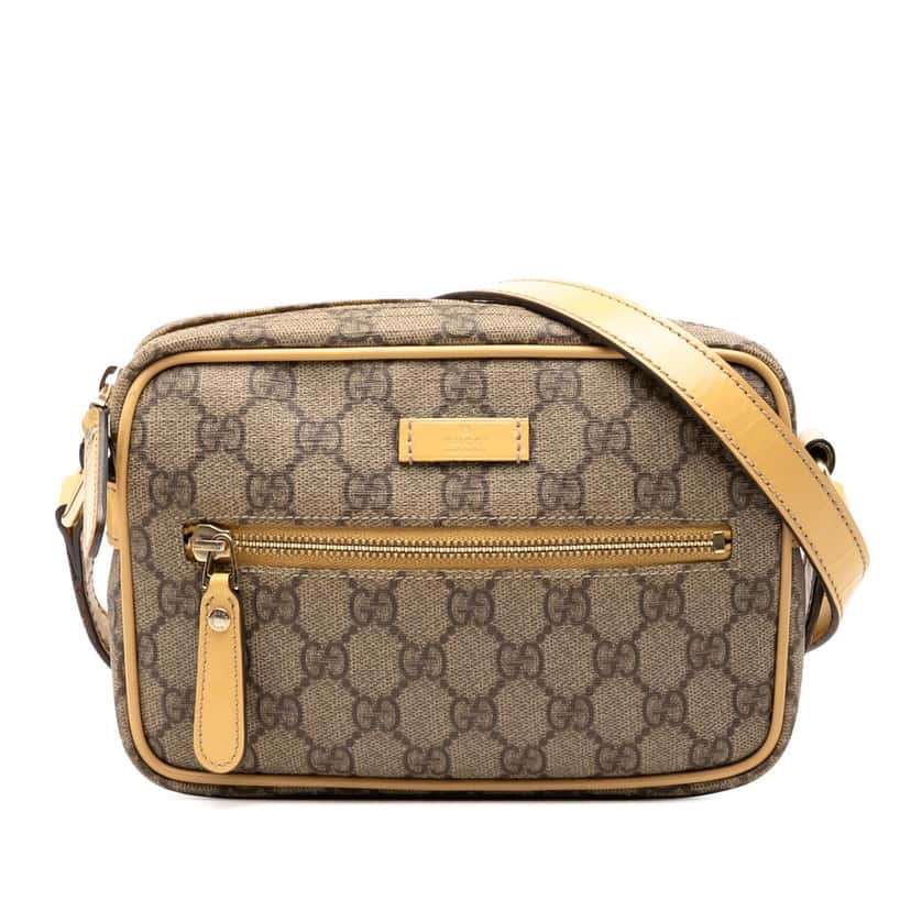 Gucci GG Supreme Crossbody Beige Very good condition - Front View