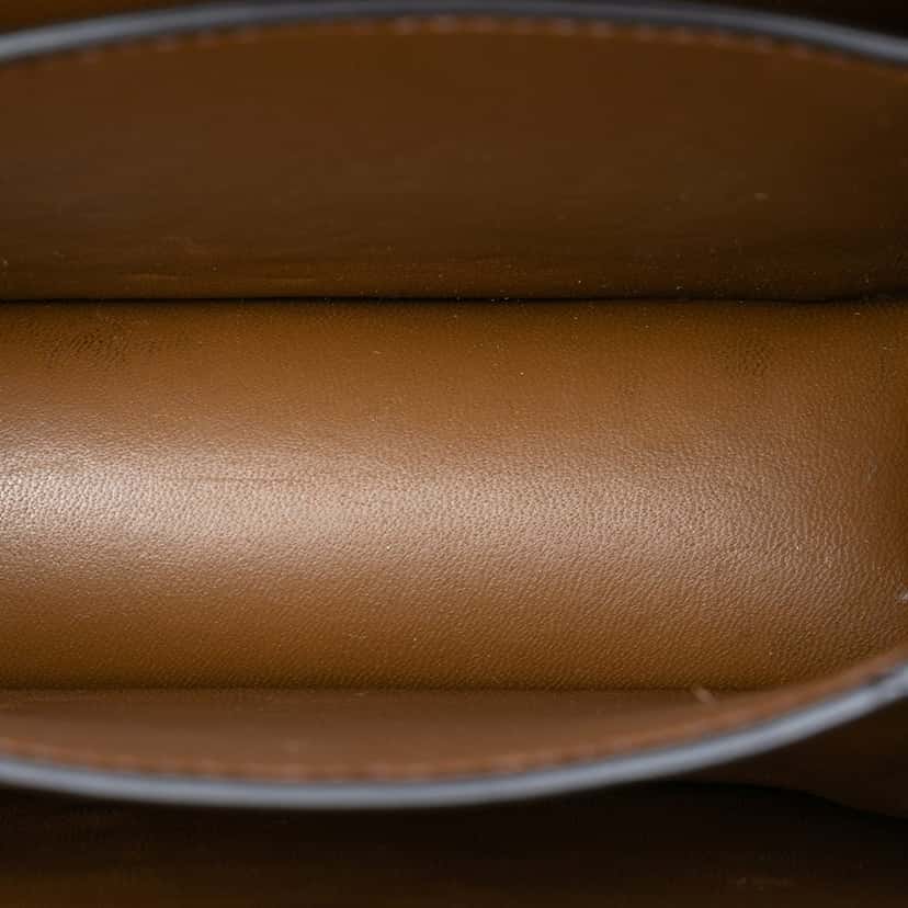Celine Small Calfskin Classic Box Brown Leather Good condition - Model View