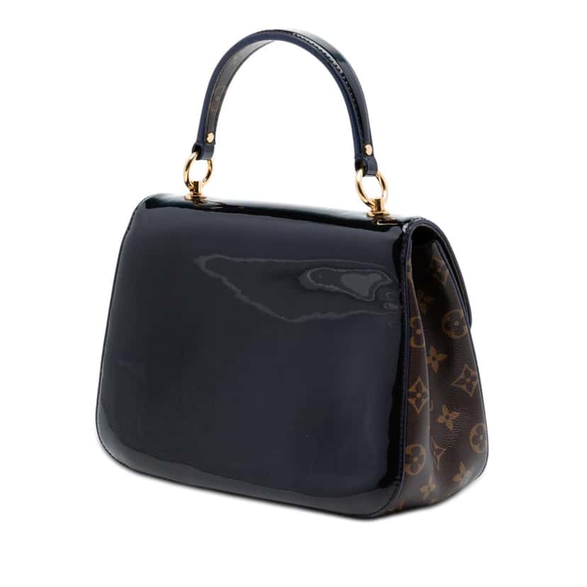 Louis Vuitton Vernis Cherrywood PM Black Leather Very good condition - Back View