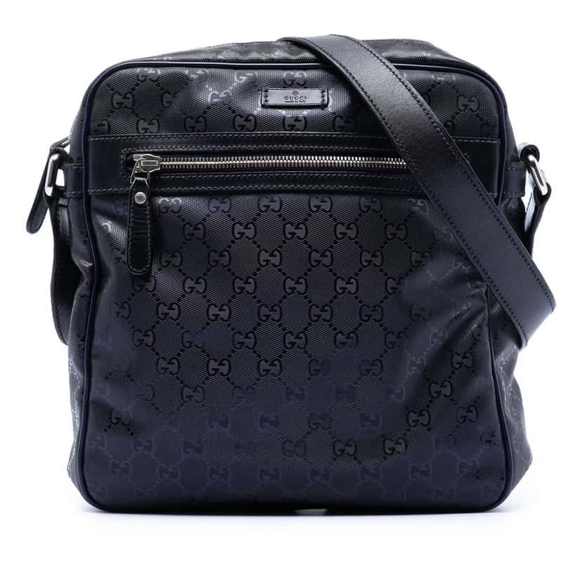 Gucci GG Imprime Crossbody Blue Very good condition - Front View