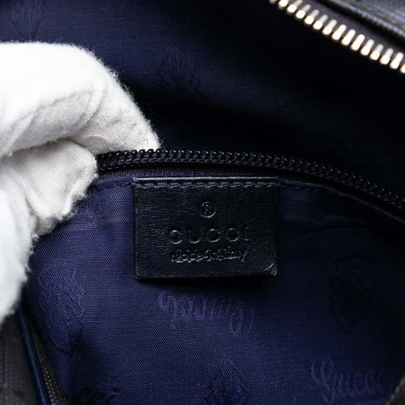 Gucci GG Imprime Crossbody Blue Very good condition - Box View