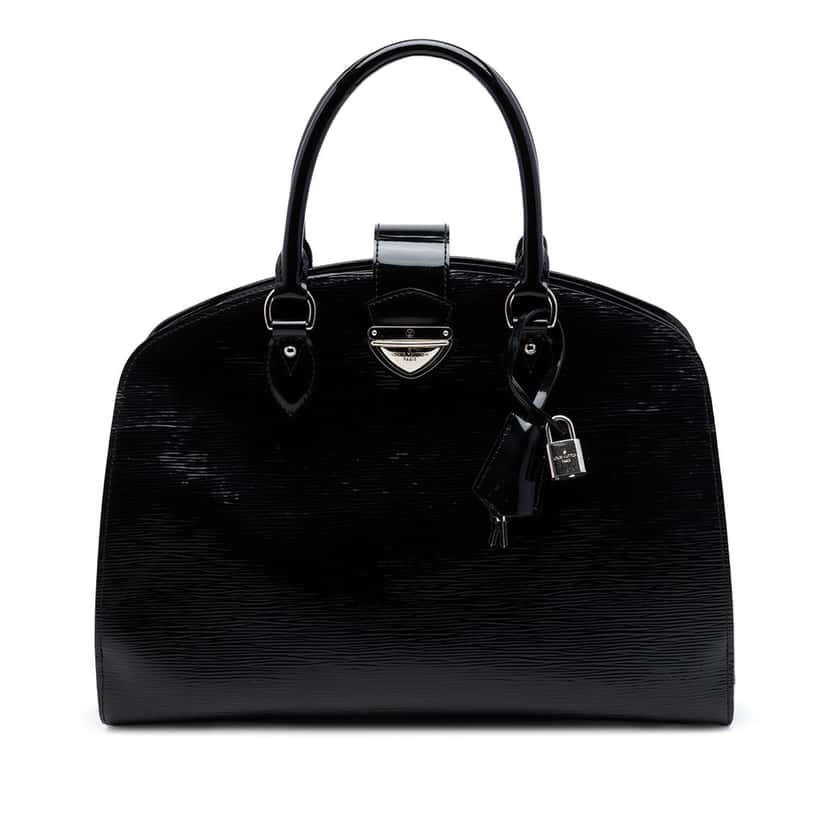 Louis Vuitton Electric Epi Pont Neuf GM Black Leather Very good condition - Front View