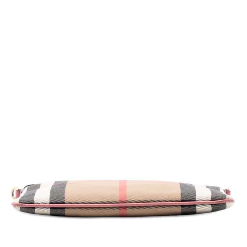 Burberry House Check Canvas Derby Peyton Crossbody Brown Very good condition - Inside View