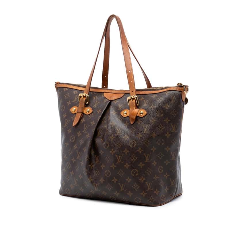 Louis Vuitton Monogram Palermo GM Brown Very good condition - Back View