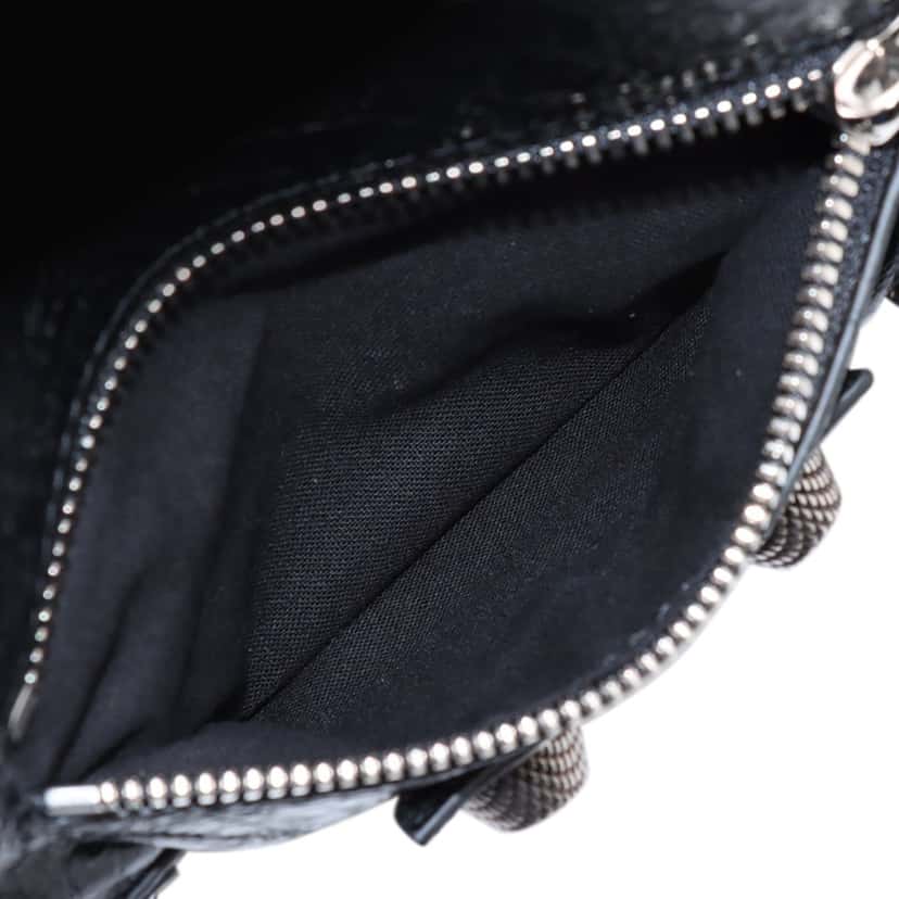 Balenciaga Lambskin Motocross Le Cagole Cylinder Crossbody Black Leather Very good condition - Model View