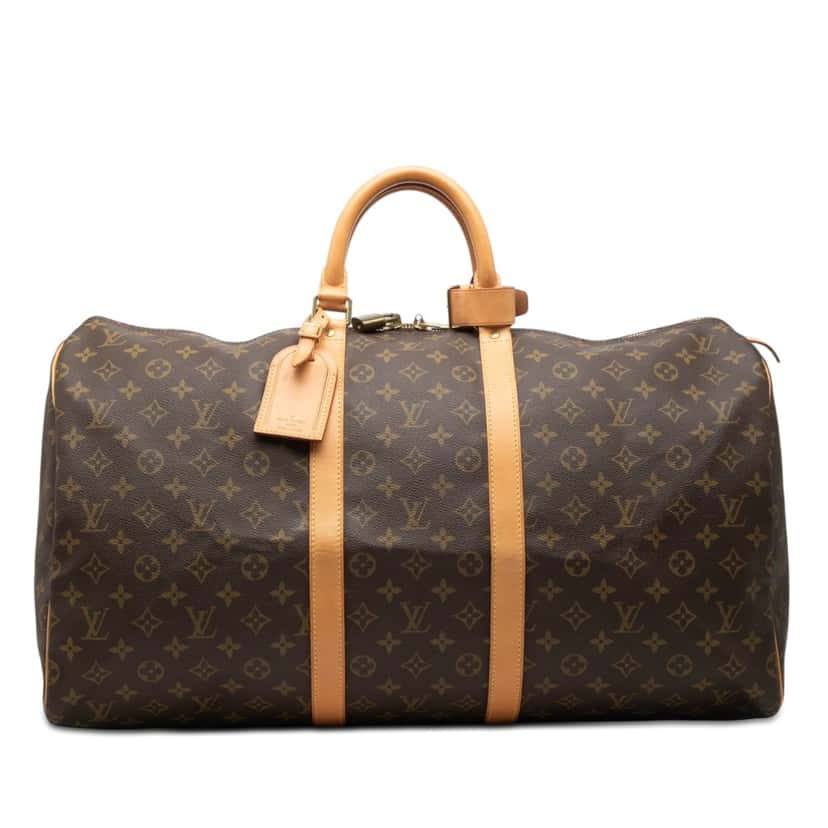 Louis Vuitton Monogram Keepall 55 Brown Very good condition - Front View