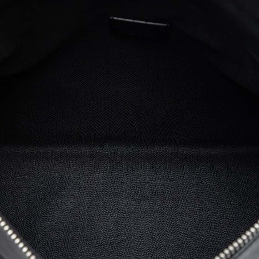 LOEWE Leather Anagram T Pouch Crossbody Black Leather Very good condition - Model View