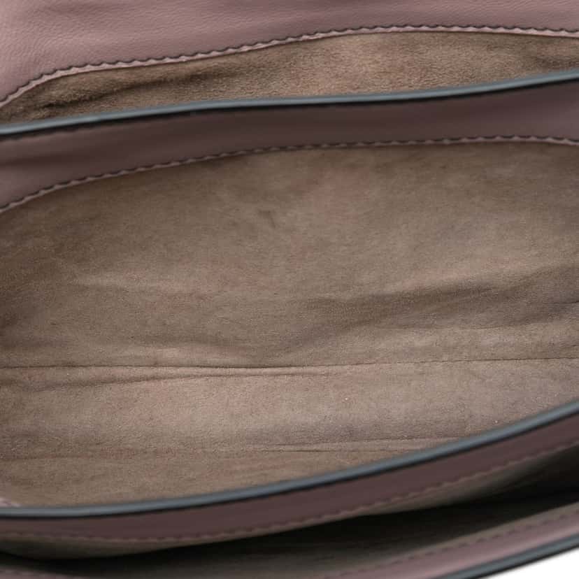 Bottega Veneta Small Nappa Intrecciato Runway Shoulder Bag Pink Leather Very good condition - Model View