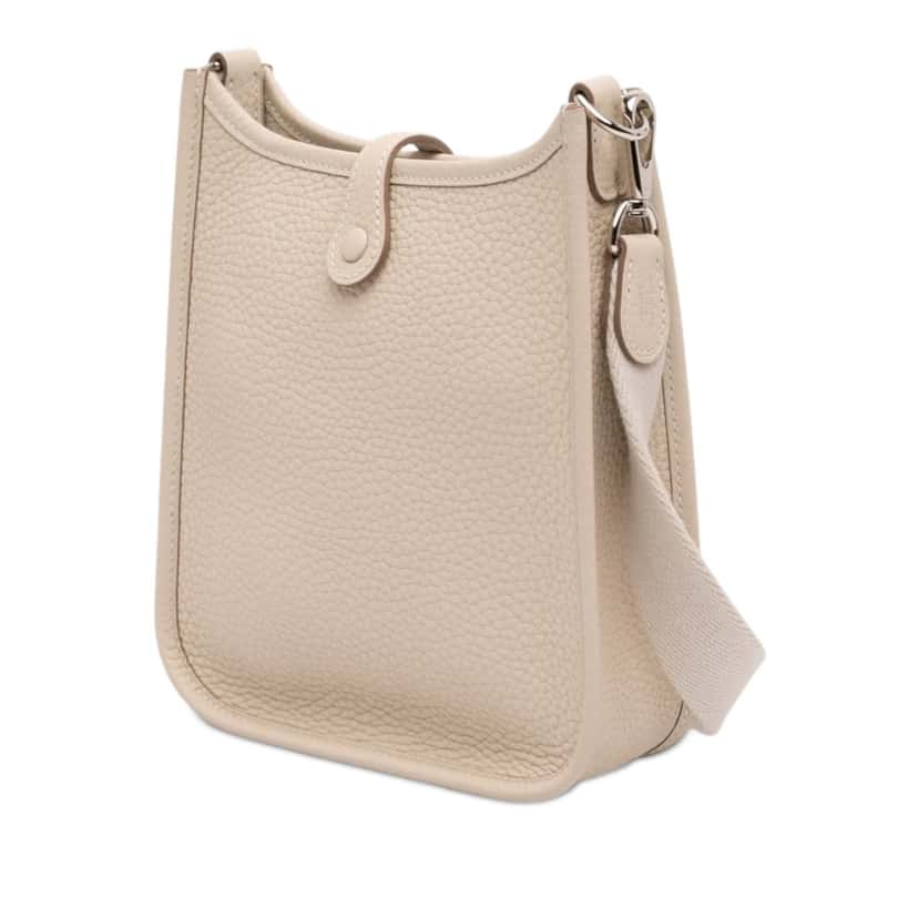 Hermès Clemence Evelyne 16 Amazone White Leather Never worn - Back View