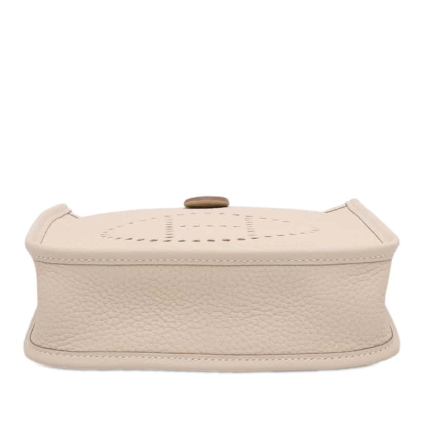 Hermès Clemence Evelyne 16 Amazone White Leather Never worn - Inside View