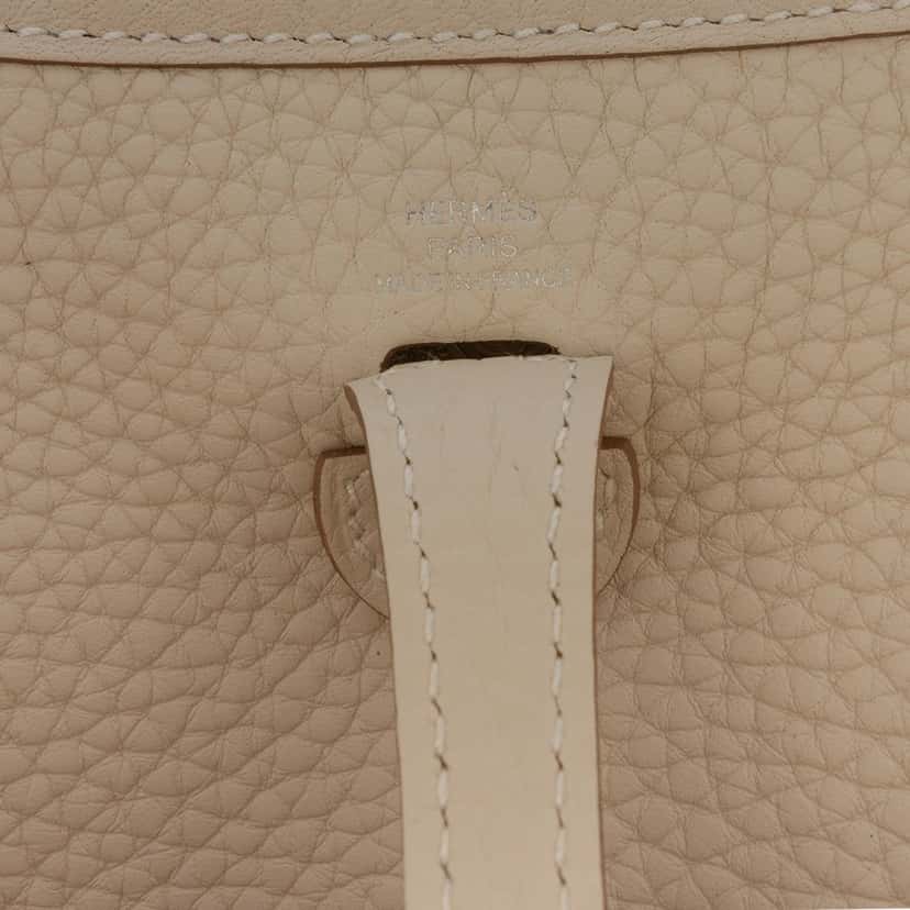 Hermès Clemence Evelyne 16 Amazone White Leather Never worn - Box View