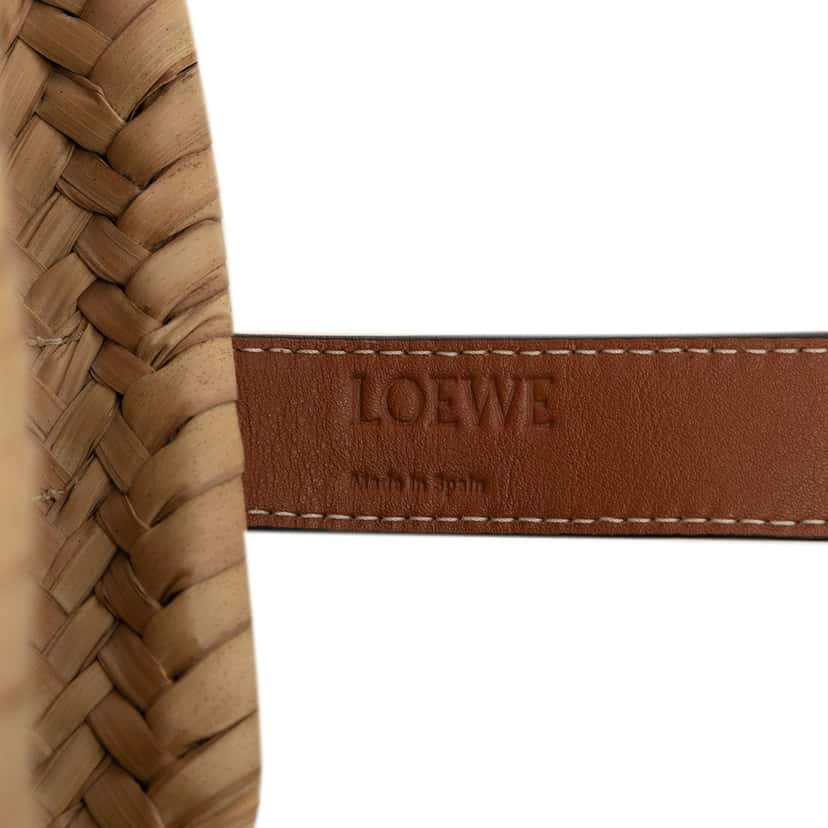 LOEWE Small Raffia Anagram Basket Tote Beige Very good condition - Box View
