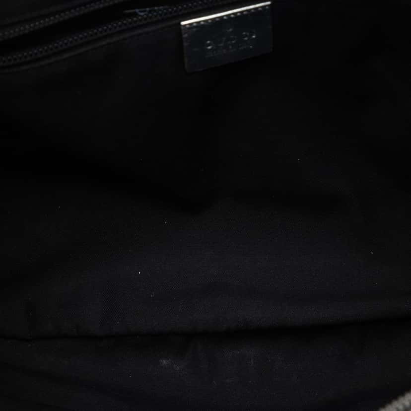 Gucci GG Imprime Web Crossbody Silver Very good condition - Model View