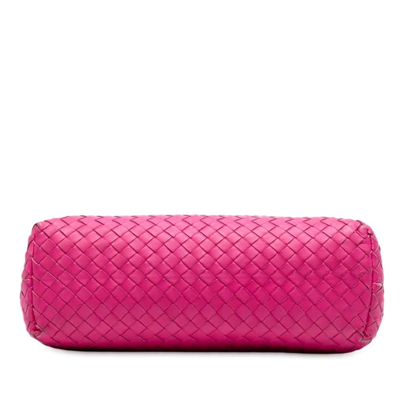 Bottega Veneta Medium Nappa Intrecciato Olimpia Shoulder Bag Pink Leather Very good condition - Inside View