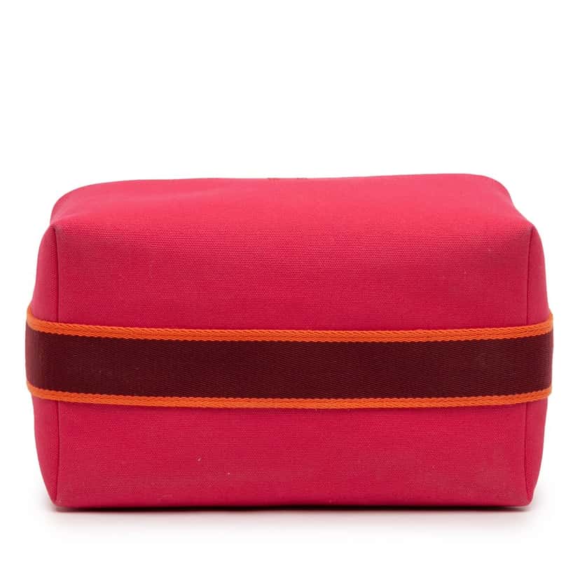 Hermès Large Toile Bride A Brac Case Pink Very good condition - Inside View