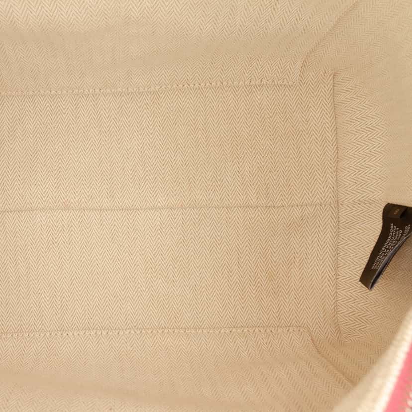 Hermès Large Toile Bride A Brac Case Pink Very good condition - Model View