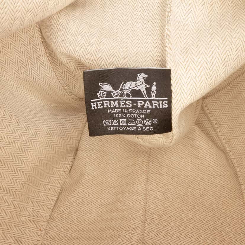 Hermès Large Toile Bride A Brac Case Pink Very good condition - Box View