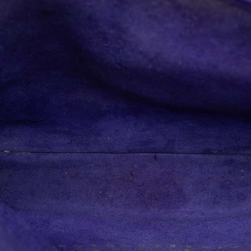 Hermès Clemence Evelyne III 29 Purple Leather Very good condition - Model View