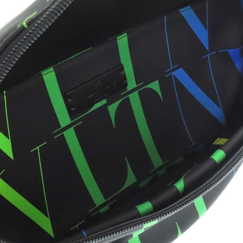Valentino Nylon VLTN Belt Bag Black Very good condition - Model View