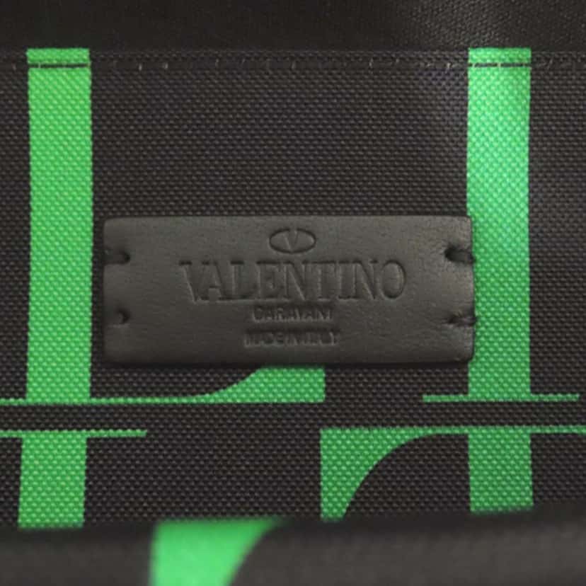 Valentino Nylon VLTN Belt Bag Black Very good condition - Box View