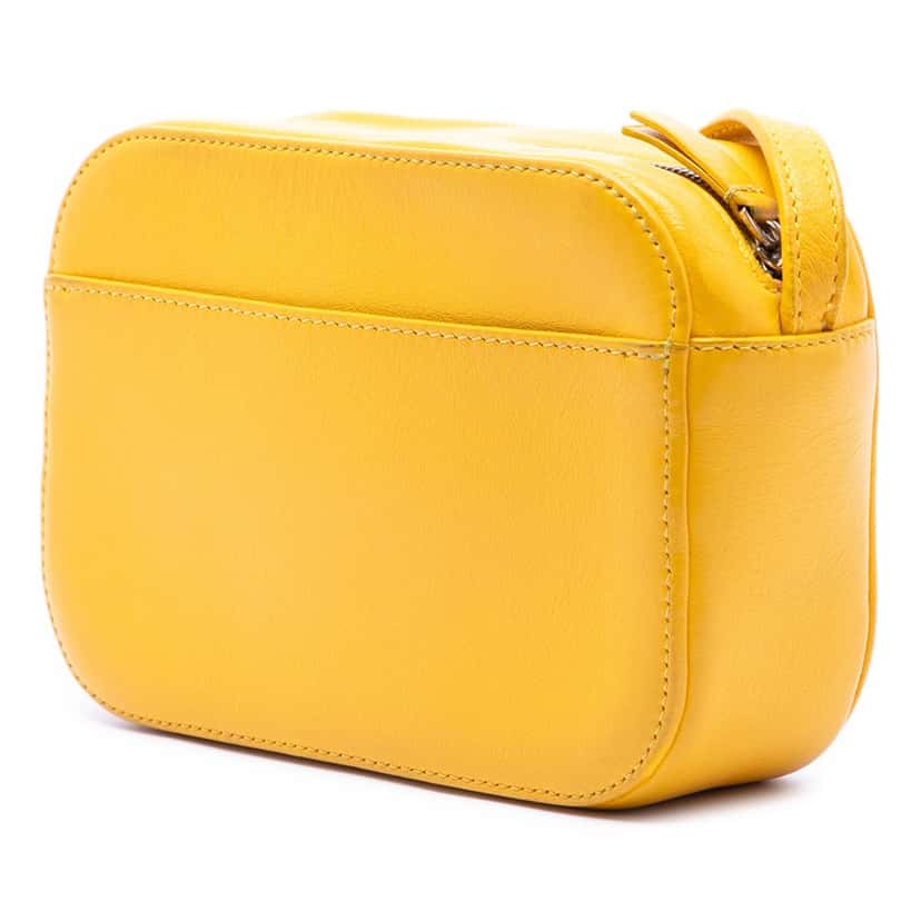 Balenciaga Leather Everyday Camera Bag XS Yellow Leather Very good condition - Back View