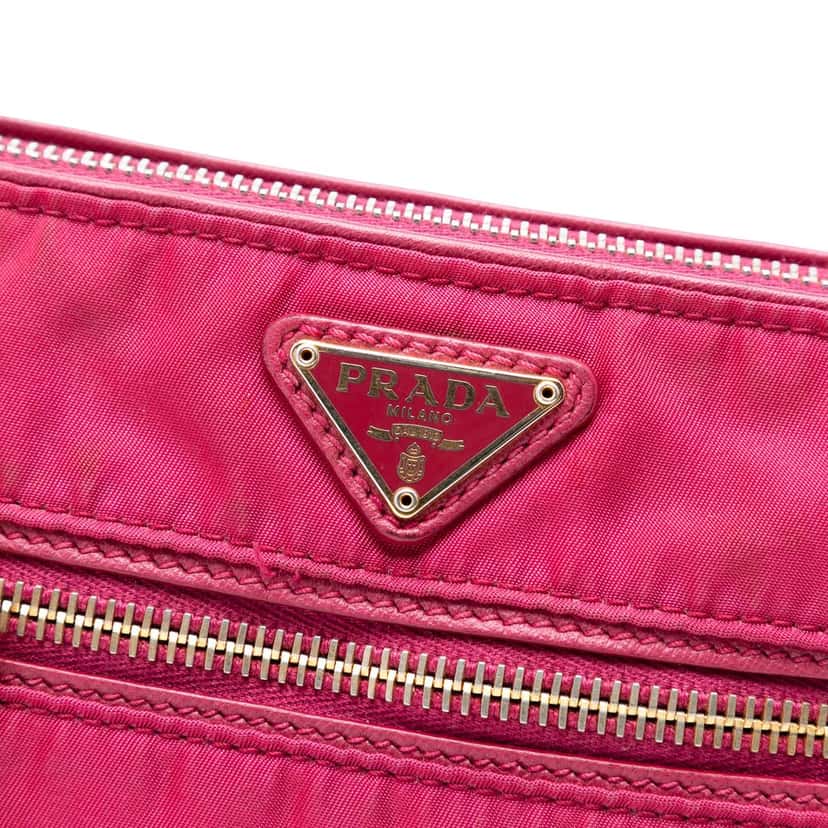 Prada Tessuto Shoulder Bag Pink Very good condition - Box View