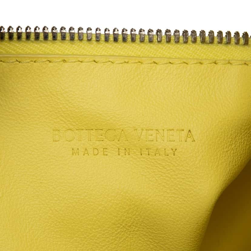 Bottega Veneta Calfskin Double Knot Bag Yellow Leather Very good condition - Box View