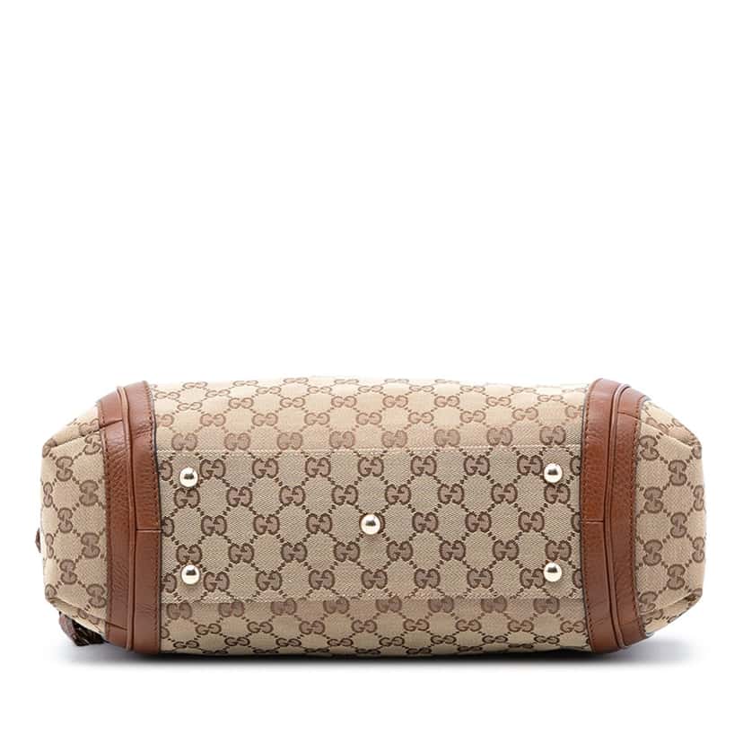 Gucci Medium GG Canvas Bella Shoulder Bag Beige Very good condition - Inside View