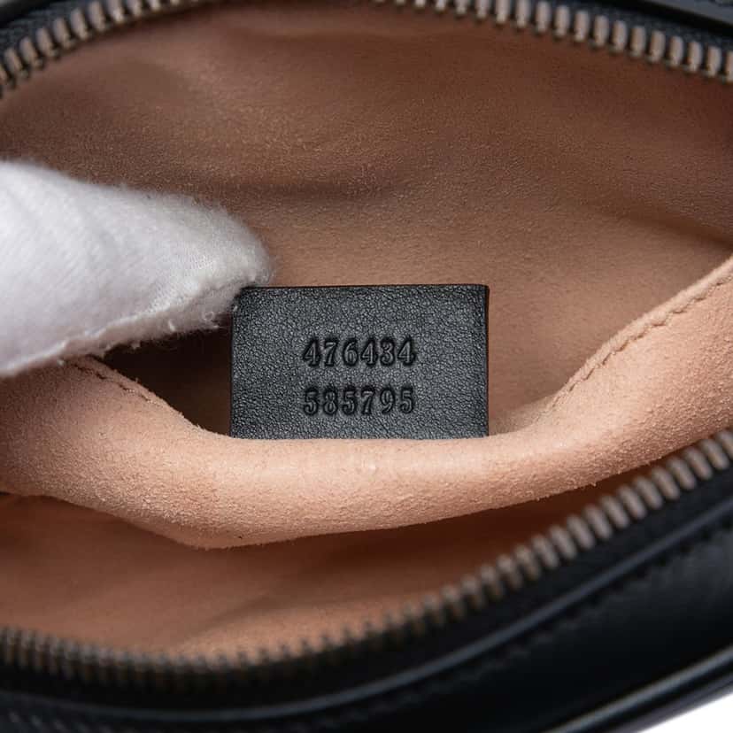 Gucci GG Marmont Matelasse Leather Belt Bag Black Leather Very good condition - Box View